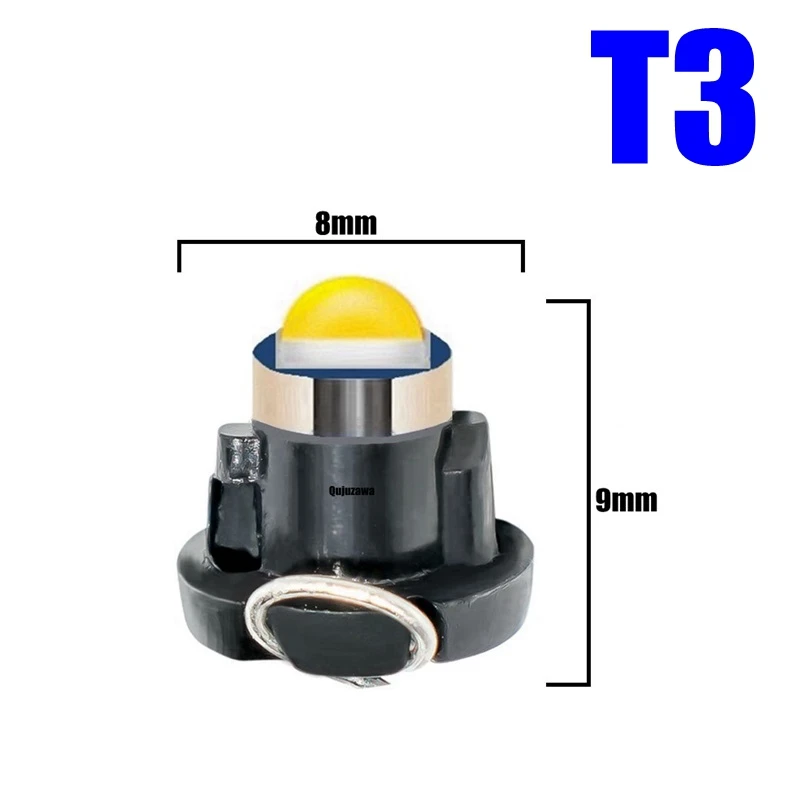10 шт. T3 T4.2 T4.7 КРИ чипы светодиодный светильник приборной панели автомобиля предупреждающий индикатор приборная кластерная лампа белый красный синий желтый зеленый