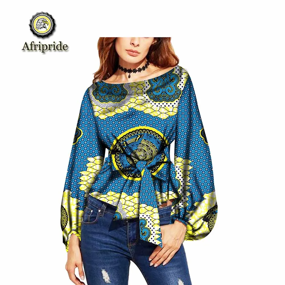 2019 african coats for women AFRIPRIDE bazin riche ankara print pure cotton coats private custom wax batik spring  S1824018