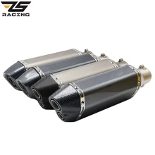 ZS Racing Motorcycle Akrapovic Yoshimura Muffler Exhaust Pipe R1 R3 R6 FZ1 FZ6 TMAX CBR CB400 Z750 Z800 GSXR ER6N ER10N RACING
