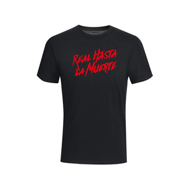 Camiseta Real La Muerte Anuel AA Album camiseta adulto ventilador concierto S 2XL moda estilo camiseta para hombre, camiseta clásica de 100% algodón|Camisetas| - AliExpress