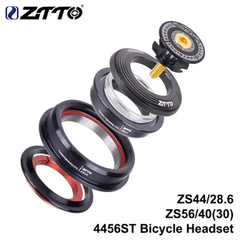 

4456ST MTB Bike Road Bicycle Headset 44mm 56mm CNC 1 1/8"-1 1/2" 1.5 Tapered 28.6 Straight Tube fork Internal 44 56 bike Headset