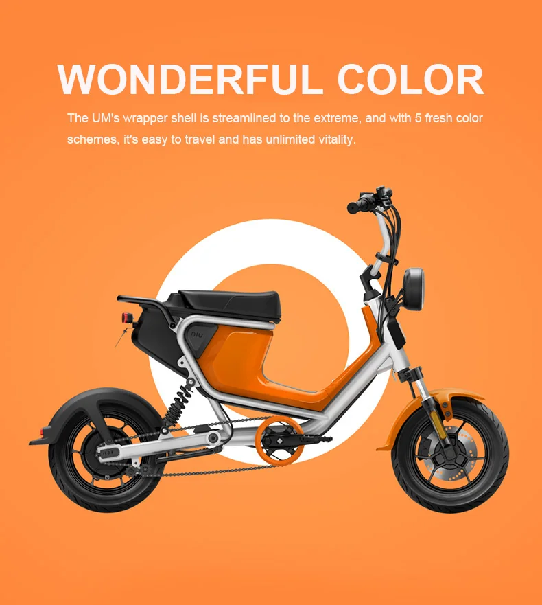 Sale NIU Original UM Pro/Super light  electric scooter 48V lithium battery city smart electric scooter pro escooter 70-100km 6