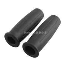 " 7/8" мотоцикл ретро черный руль резиновая рукоятка подходит для harley пользовательская пара