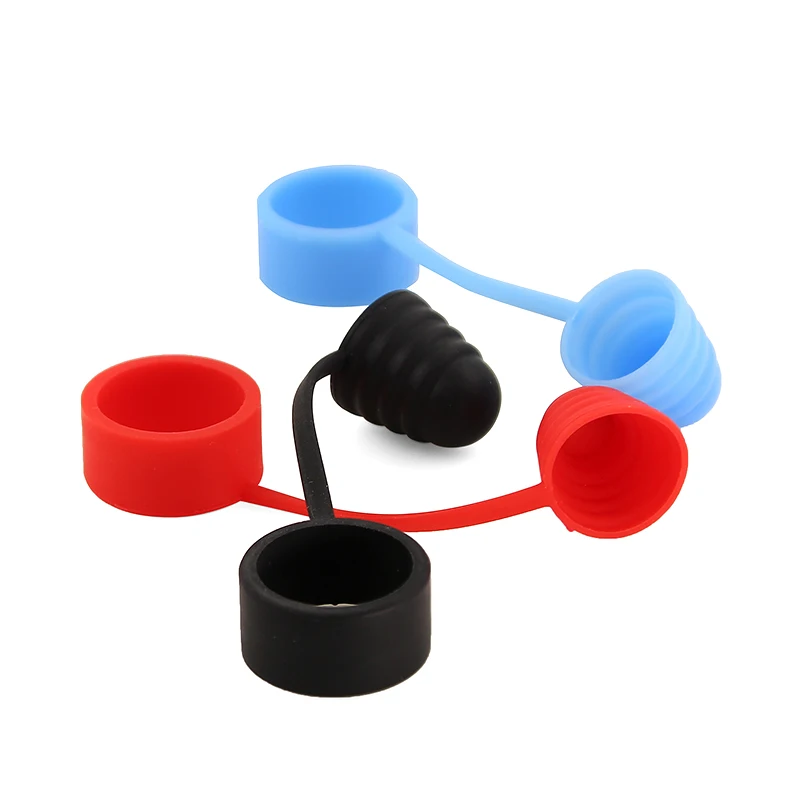 5pcs Universal Silicone Sanitary Cap Vape Band Anti Dust Silicon Drip