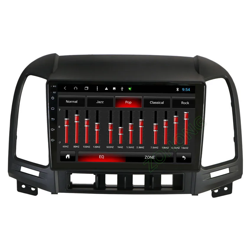 Discount 9inch PIP Octa Core Android Car DVD Player for Hyundai Santa Fe 2006 2007 2008 2009 2010 2011 2012 Car GPS Navigation Radio WIFI 3