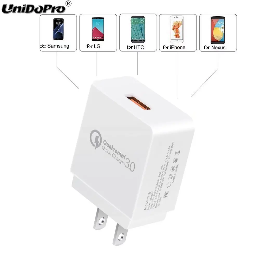 Зарядное устройство UNIDOPRO Quick Charge QC 3,0 US/EU для lenovo Yoga Tab/Tab 4 3 2 7 8 10 ''планшет Быстрый дорожный адаптер для зарядного устройства