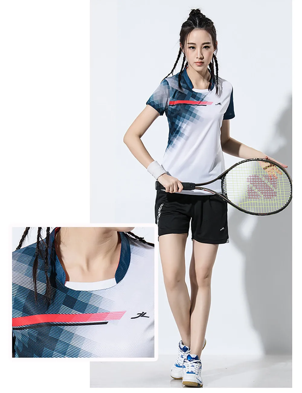 Adsmoney/женская и МУЖСКАЯ ТЕННИСНАЯ одежда для тренировок, теннисная рубашка для мальчиков и девочек, юбки из полиэстера для бадминтона