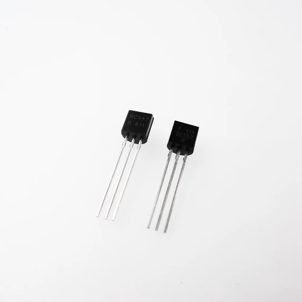 

BC547+ BC557 Each 50pcs all 100pcs/bag BC547B BC557B NPN PNP Transistor TO-92 Power Triode Transistor Bag