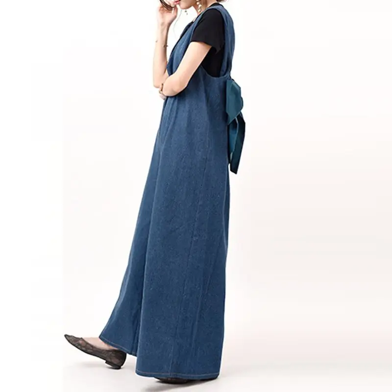 Summer Office Ladies Korean Style Black Jumpsuits Women Plus Size Loose Wide Legs Backless Bowknot Female Elegant Rompers Summer Office Ladies Korean Style Black Jumpsuits Women Plus Size Loose Wide Legs Backless Bowknot Female Elegant Rompers