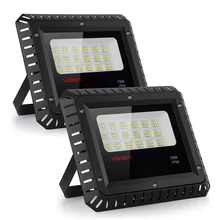 110V Super Bright LED Flood Light 75W Waterproof IP66 FloodLight Wall Outdoor Lighting Cold White Spotlight Warranty 5Years