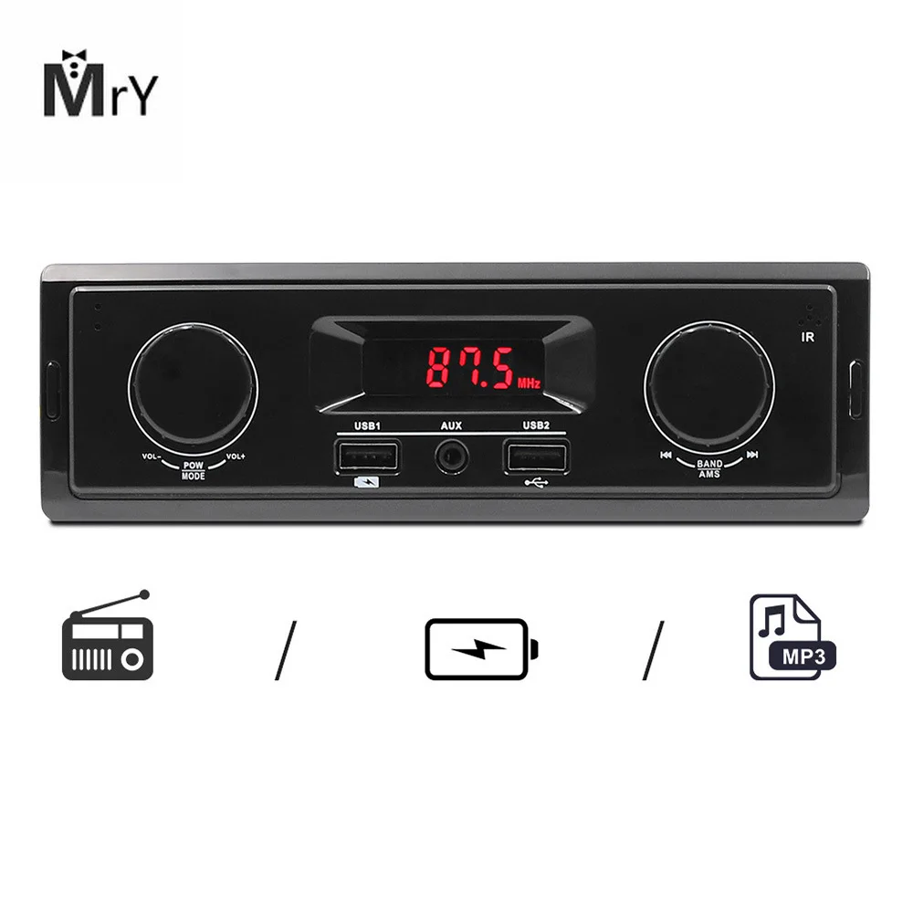 

12V Car MP3 Player Auto Radio Tuner Music Playing AUX Input USB Charging FM Bluetooth Car Radio Vehicle Car MP3 Player