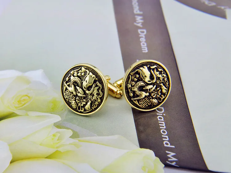 Спарта Тотем позолоченные запонки мужские + Бесплатная Доставка!|cufflinks boat|cufflink
