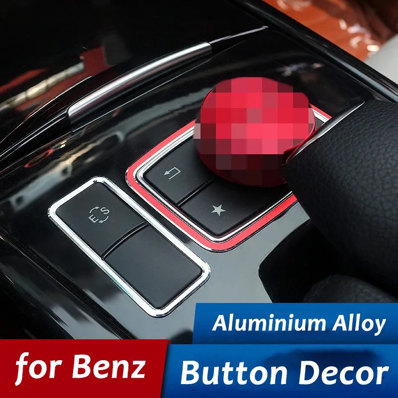 For Mercedes Benz Car ES Switch Button Stickers Multimedia Control