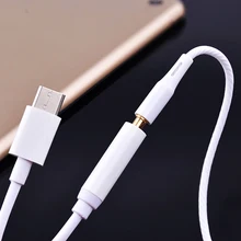 Тип C до 3,5 мм Женский аудио разъем кабель для наушников адаптер разъем для Xiaomi mi 8 mi 8 тип-c конвейер сплиттер телефонные адаптеры