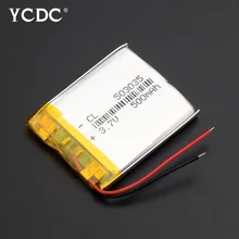 1/2/4 шт 3,7 V 500mAh 503035 Перезаряжаемые литий-ионный аккумулятор зарядное устройство для литий-полимерный Батарея для psp, PDA MP3 MP4 gps гарнитура и динамики с Bluetooth