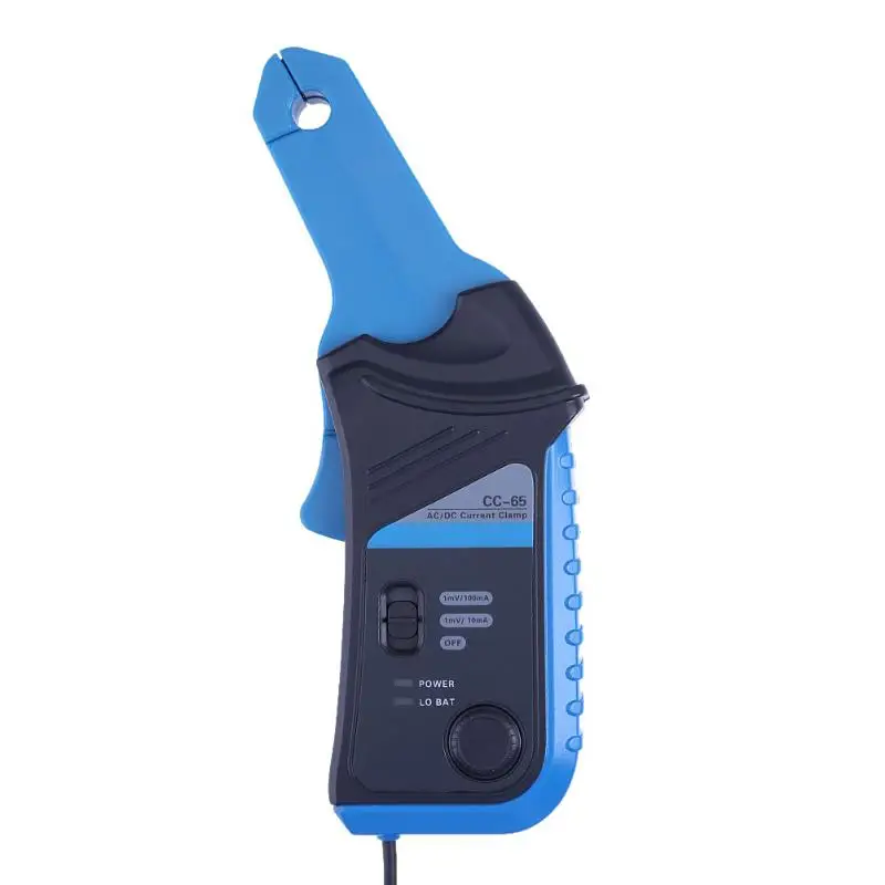 

CC-65 Multimeter AC/DC Current Voltage Digital Clamp Meter 20KHz Bandwidth 20mA-65A with BNC Connector and Manual