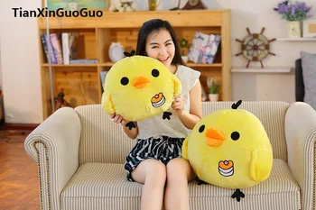 

stuffed plush toy yellow chick soft throw pillow toy birthday gift b1733