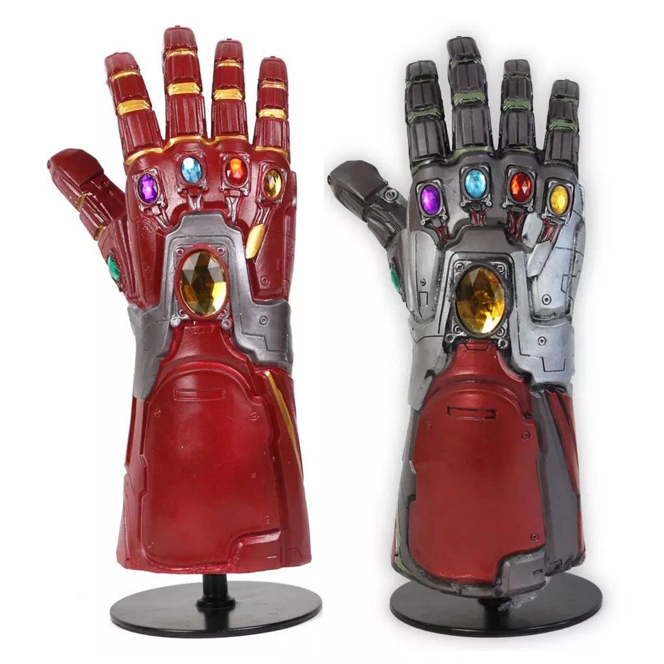

Avengers Endgame Iron Man The Hulk Cosplay Glove Latex Infinity Gauntlet Gloves Thanos Tony Stark Halloween Costume Props