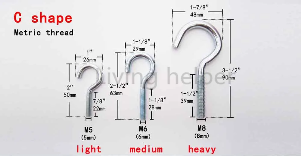 50pcs M4x12/15x20/30/40mm Galvanized Iron Plant Curtain Net Wire Eye Bolt Eyebolt Screw in Spiral Hanger E Ring Hook Choose Size: M4/ 40mm SCRW-106377 50pcs M4x12/15x20/30/40mm Galvanized Iron Plant Curtain Net Wire Eye Bolt Eyebolt Screw in Spiral Hanger E Ring Hook Choose Size: M4/ 40mm SCRW-106377