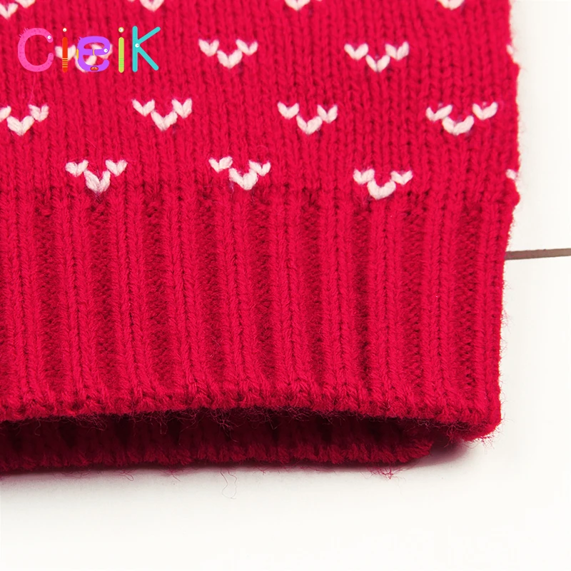 CieiK Baby Girl Outwear Knitted Children Hooded Sweater Christmas Winter Boy Clothes Newborn Jacket Casaco Infantil Kids Coat (26)