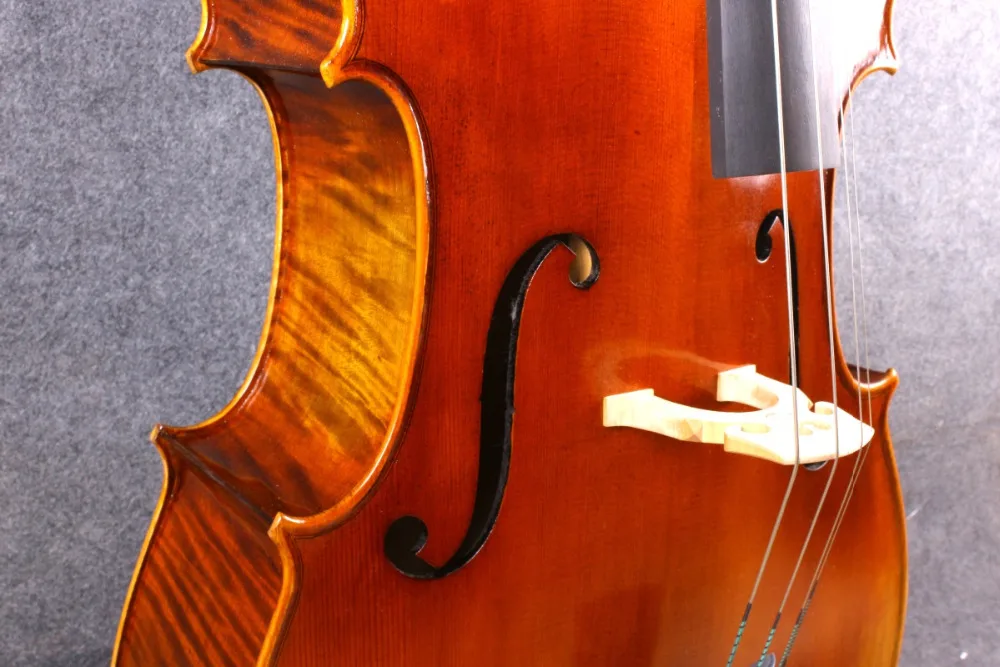 4/4 (Full) Size Cello Acoustic Cello Hand made antique style deep flam