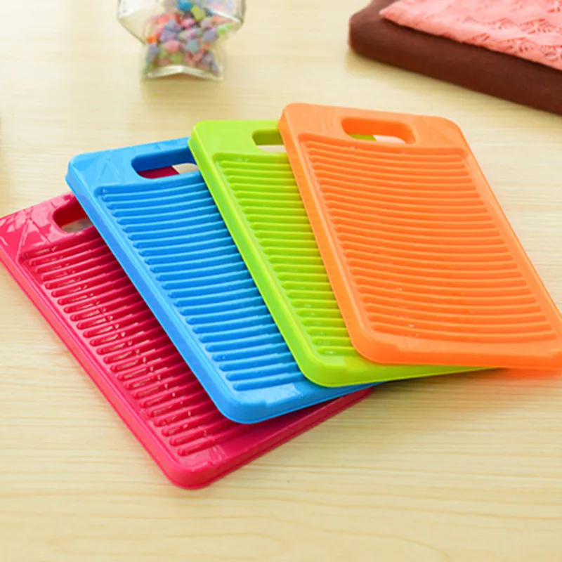 Mini Plastic Washing Board Household Bathroom Cleaning Portable