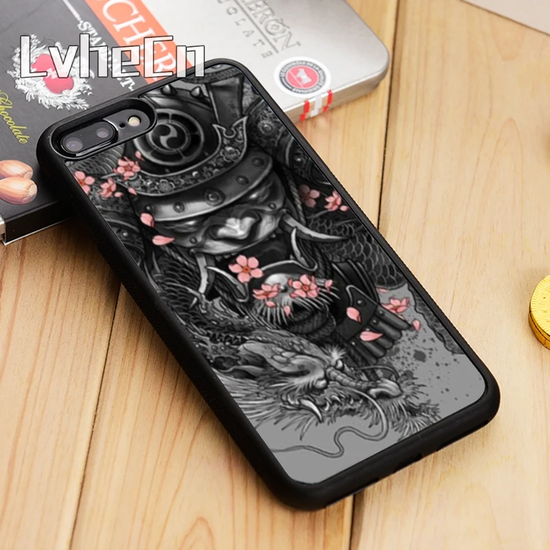 

LvheCn Japan Samurai Phone Case Cover For iPhone 5 6 6s 7 8 plus 11 pro X XR XS Max Samsung Galaxy S6 S7 edge S8 S9 S10