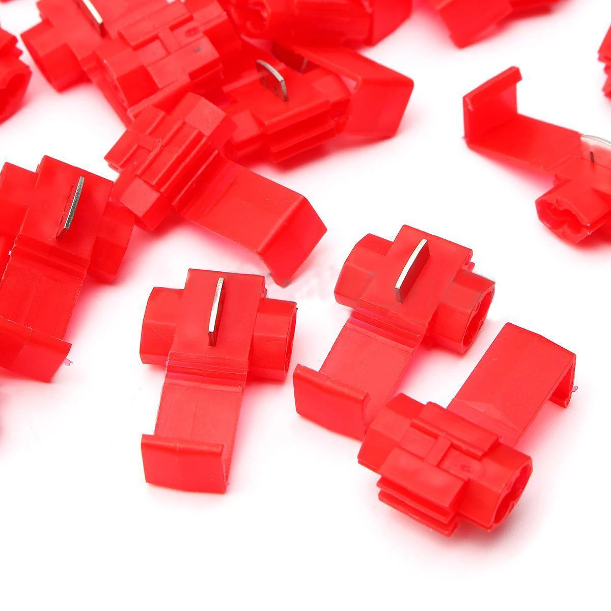 100PCS Electrical Quick Splice Connector Mayitr Lock Wire Cable Connectors Crimp Set Splice Wire Terminals 22-18 18-14 12-10AWG