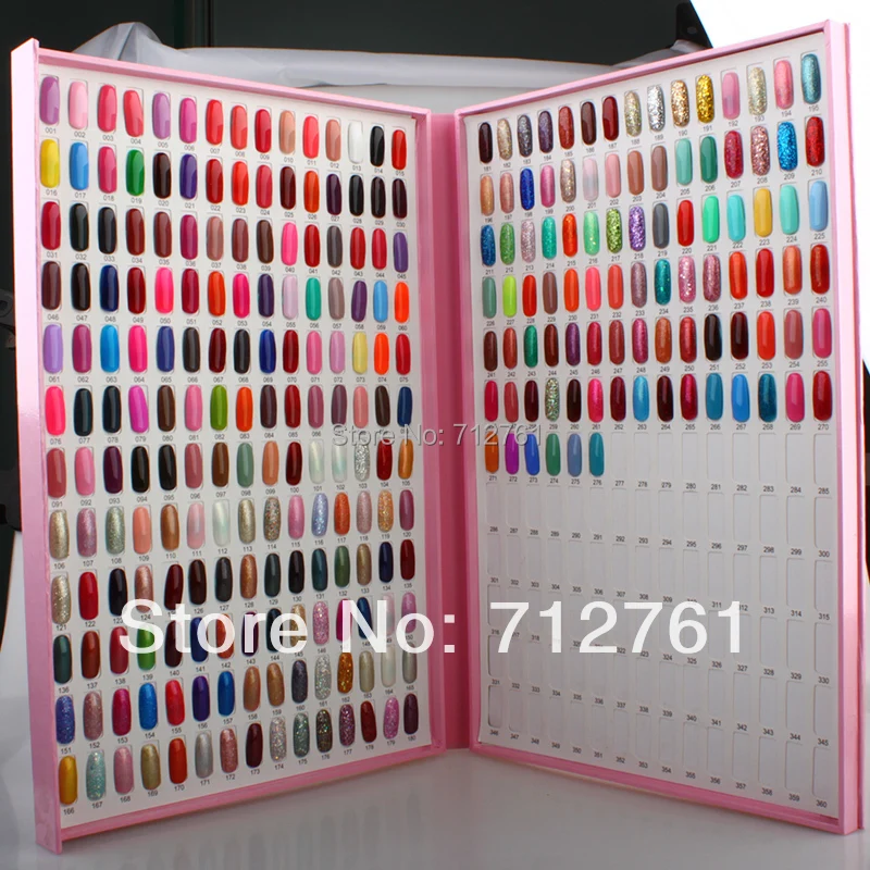 Nail Salon Equipment Elegant Lacquers Color Chart Display Borad Nail Salon Equipment Elegant Lacquers Color Chart Display Borad 360color Necessary Art Tools For Luxurious In From