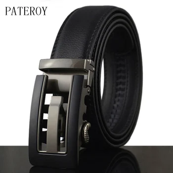 

[PATEROY] Belt Genuine Leather Belt Men Designer Belts Men High Quality Cinto Masculino Ceinture Homme Cinturones Hombre Kemer