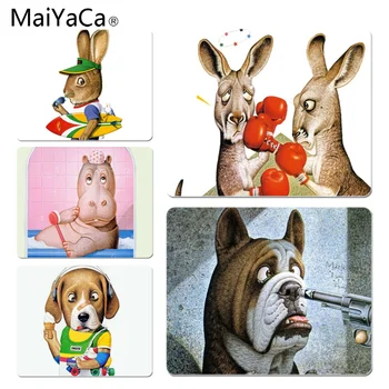 

MaiYaCa New Arrivals Hand-drawn cartoon animals mouse pad gamer play mats Size for 180x220x2mm and 250x290x2mm Small Mousepad