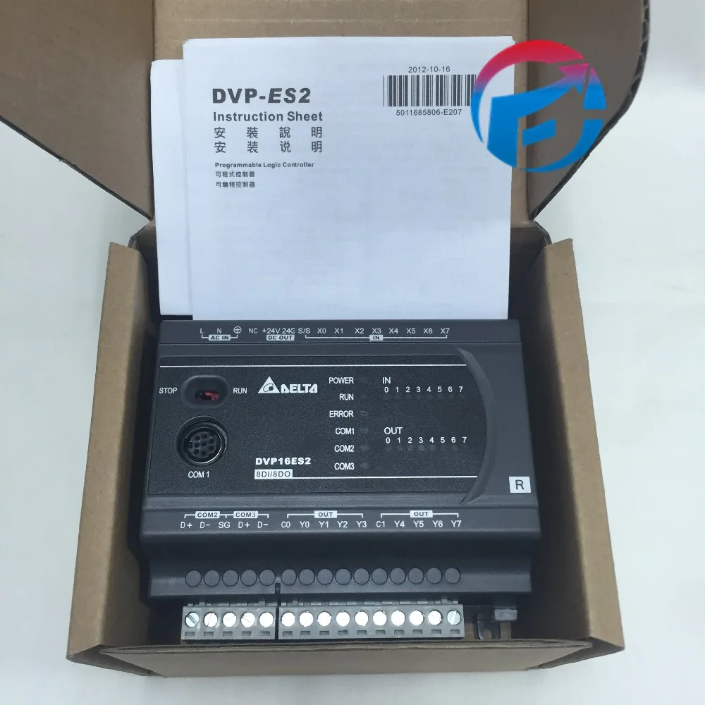 DELTA DVP16ES200R DELTA PLC ES2 Serial New And Original Programmable Logic Controller new and original plc programmable logic controller module cs1g cpu44h
