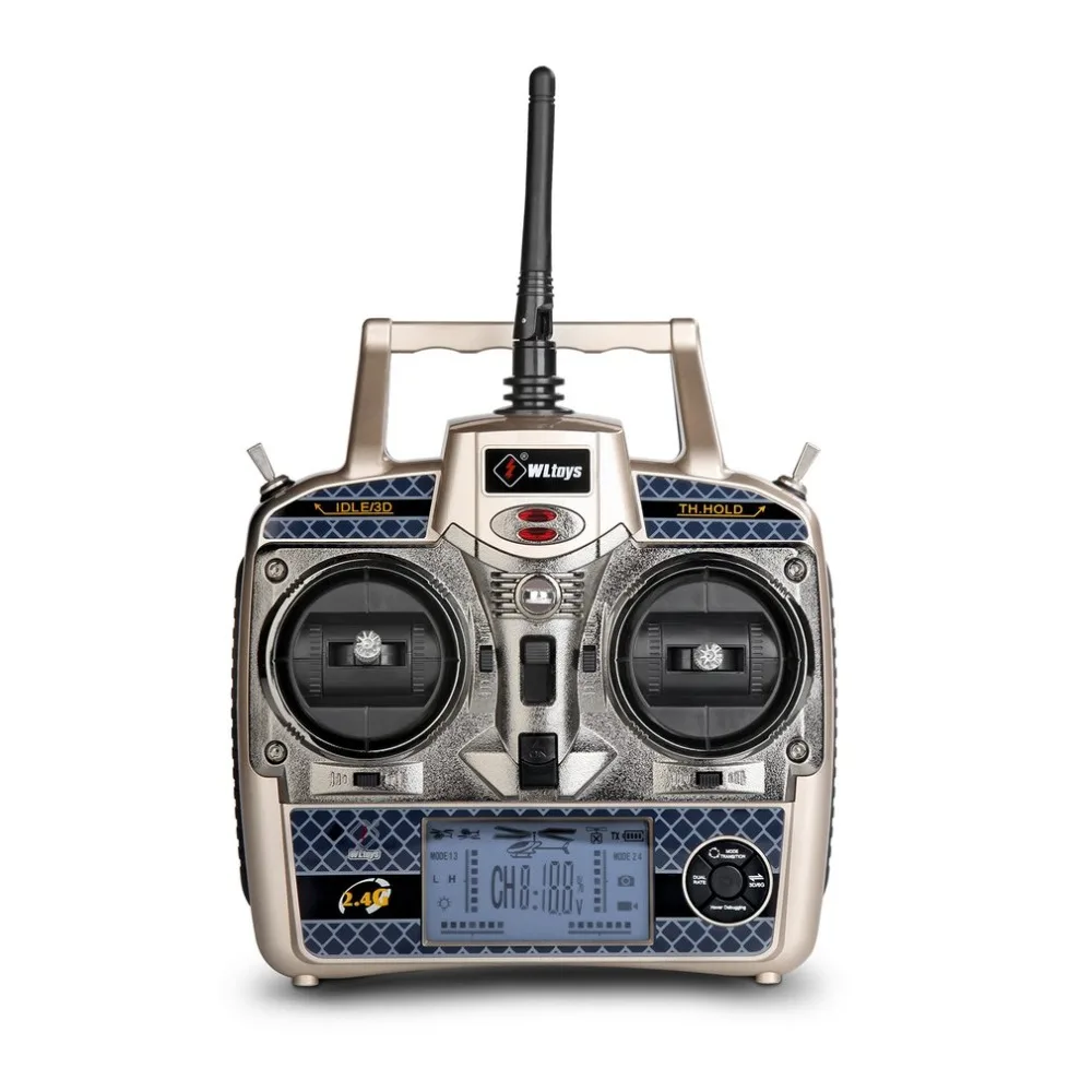 Для WLtoys V950 лидер продаж 2 4G 6 каналов 3D/6G бесщеточный двигатель RTF вертолет с