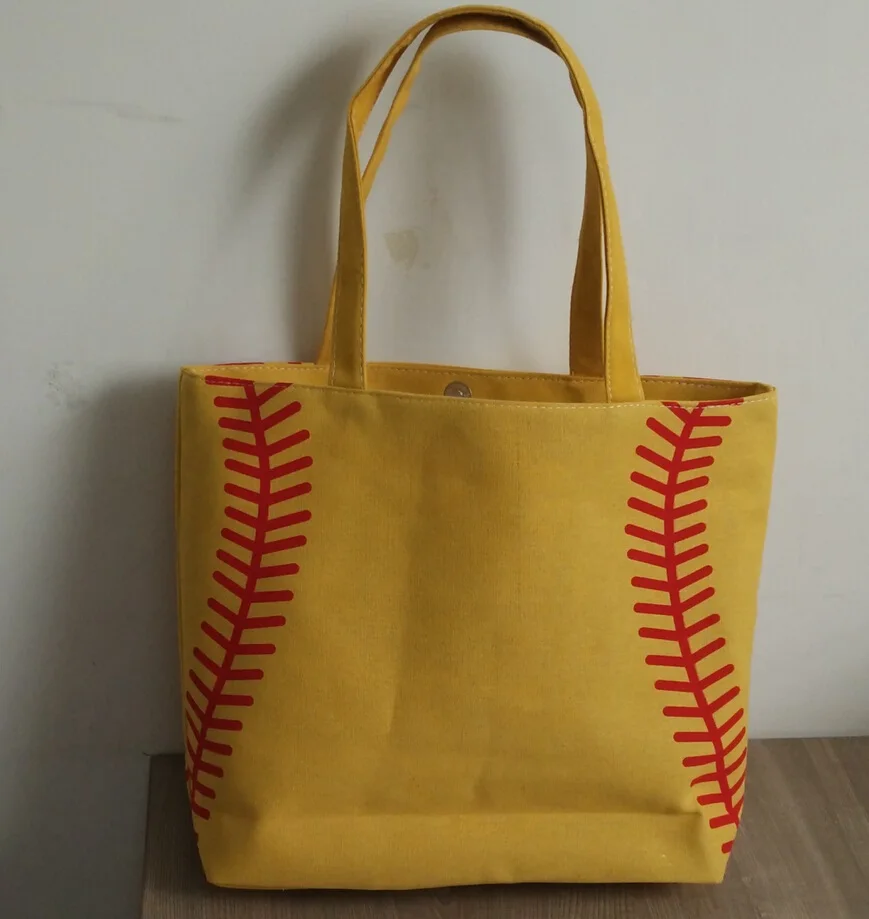 2017NEW Baseball Softball Tote Bag 4 colors for jewelry Softball