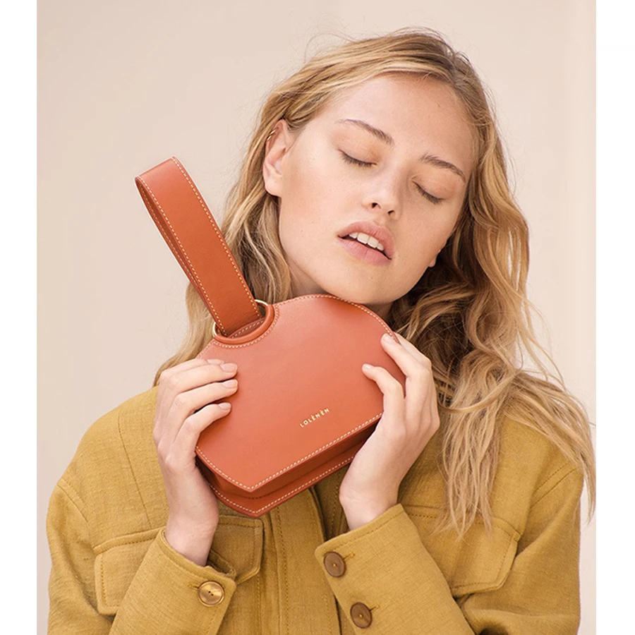 

Luxury Designer Semicircle Leather Totes Women's Handbags PU Top-handle Ladies Hand Bags Woman Mini Shoulder Bags For Girls 2019