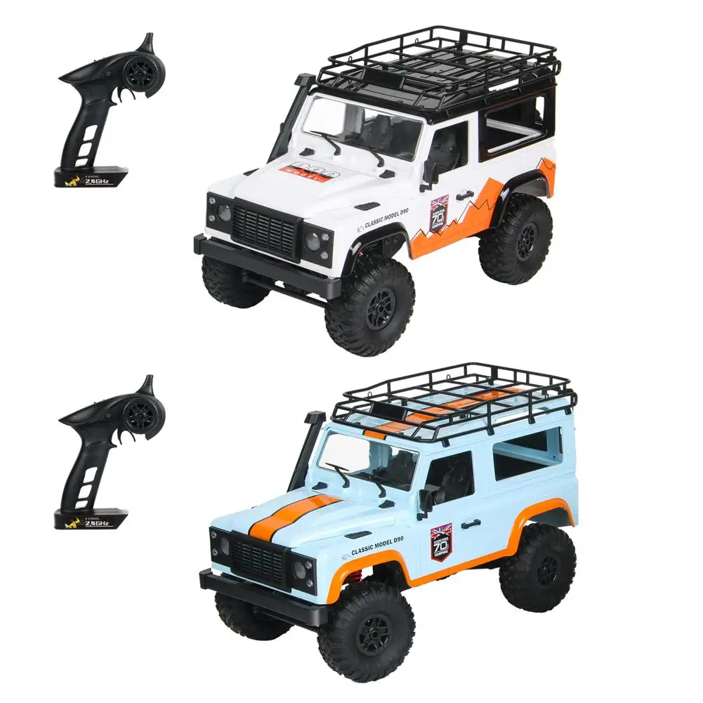 

MN-99 For D90 Land Rover Anniversary Edition 1:12 2.4G 4WD Remote Control Car 2 Battery All-round Simulation Control In Stock