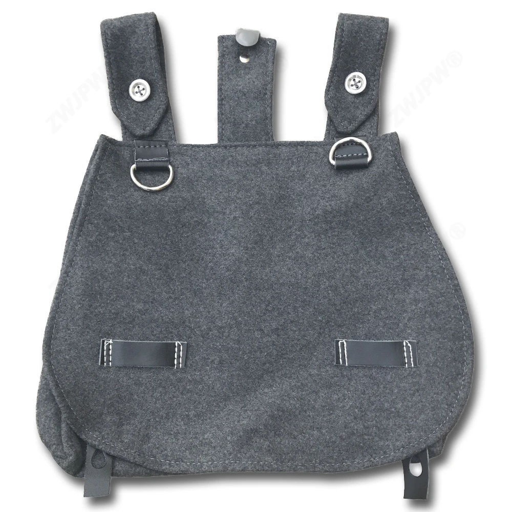

WW2 WWII Germany Army Bread Bag Hunting Woolen Gray - World military Store