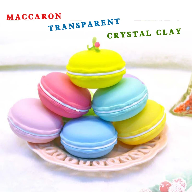3 pcs Kids Baby Crystal Mud Modeling Clay Plasticine Air Dry Creative Handwork Playdough Slime Rubber