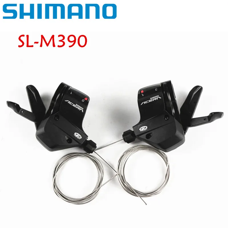 Shimano Acera M390 9 скоростей переключатель триггера набор SL-M390 3X9 w/внутренний кабель