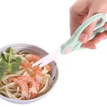 Бренд высокое качество керамические кухонные ножницы никогда не получают ржавые безопасные ножницы для резки детского дополнительного питания