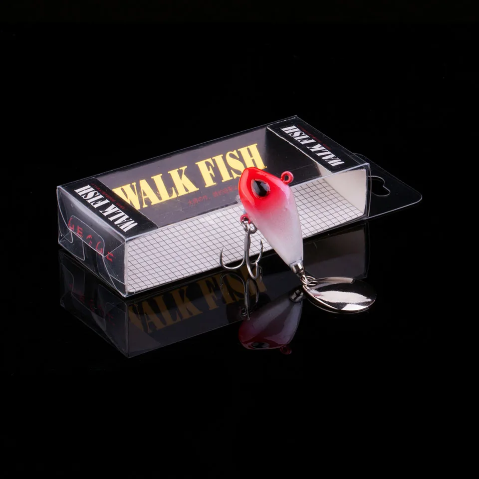 WALK FISH 1 шт. Металлический мини ВИБ с ложкой рыболовная приманка 2 см/2 5 см/3 см