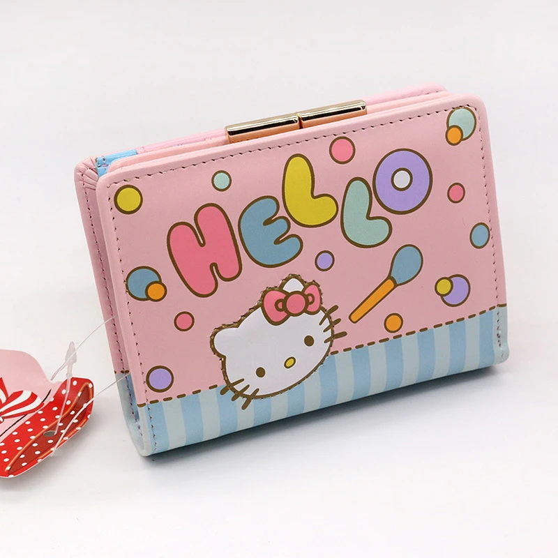 

2017 News Genuine Hello kitty purse money wallet High quality PU European and American style long wallet male
