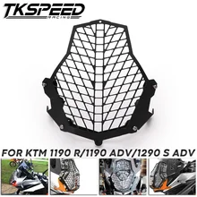 Черный Супер Приключения передних фар мотоцикла Защитная крышка для KTM 1190 Приключения 1190 R 1290
