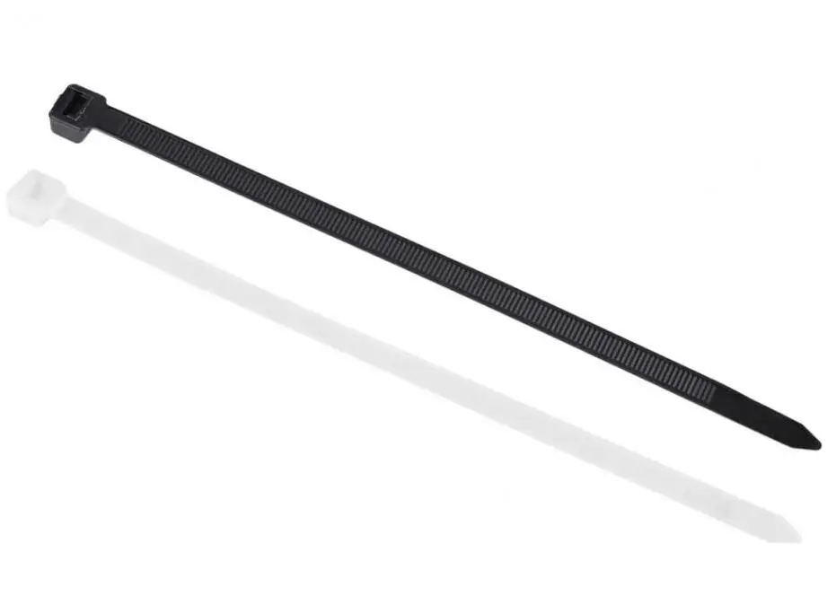 Новейшие 100 шт 3X100 белые черные нейлоновые кабельные стяжки; проволочные стяжки на молнии самоблокирующиеся Нейлоновые кабельные стяжки
