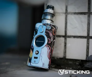 

Original VSTICKING VK530 200W TC Vape Kit Graffiti BOX MOD YIHI SX530 CHIP Powered By Dual 18650 Battery Vape Vaporizer