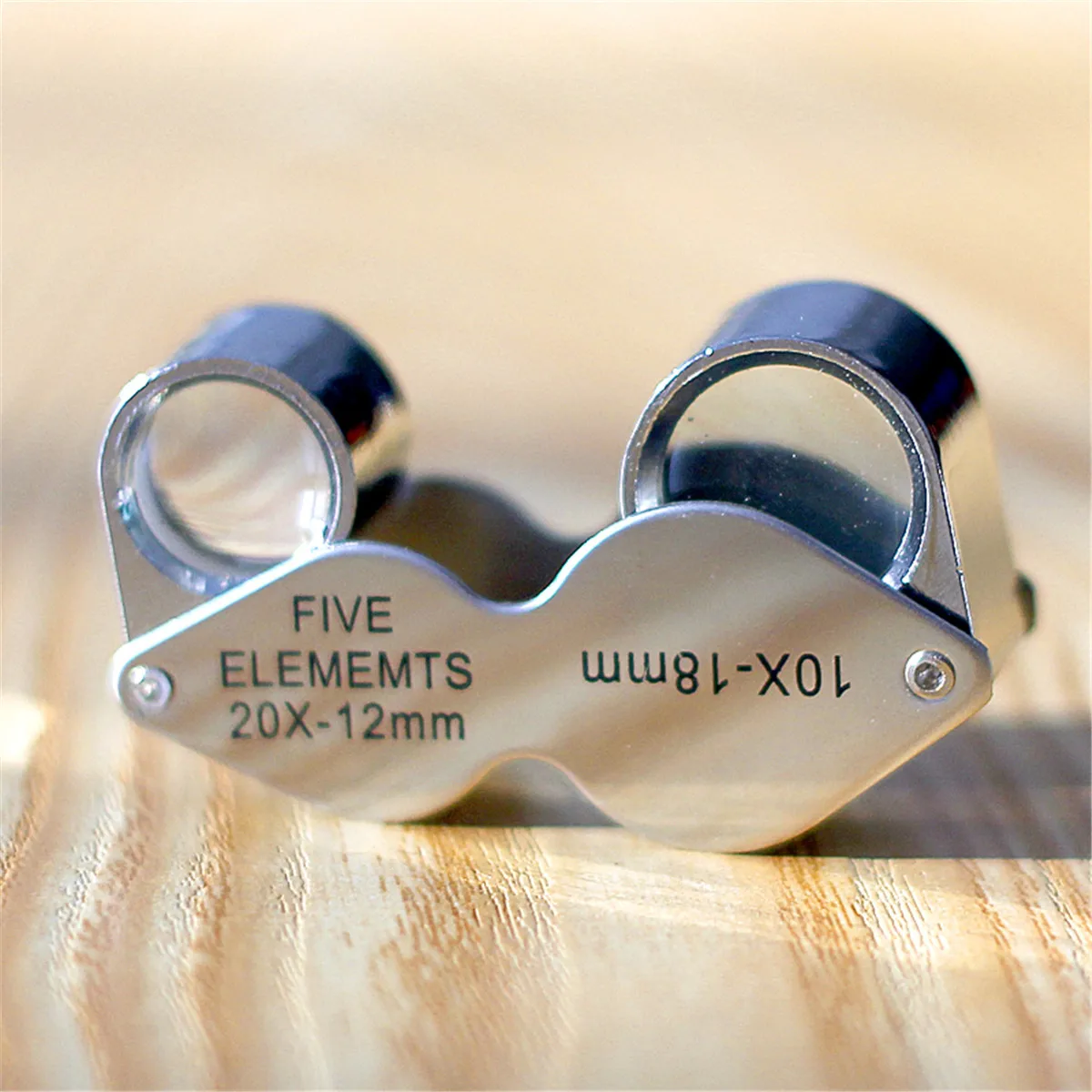 

20x 10x Triplet Twin Lens Magnifying Glass Eye Comfortably Chrome-plated Casing Inspecting Diamonds Jewellers Loupe Magnifier
