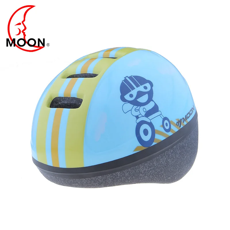 

MOON Kids Skateboard Helmet High-Quality Kid Safety Protective Helmet Kids Cartoon Professional Skateboard Sports Helmet