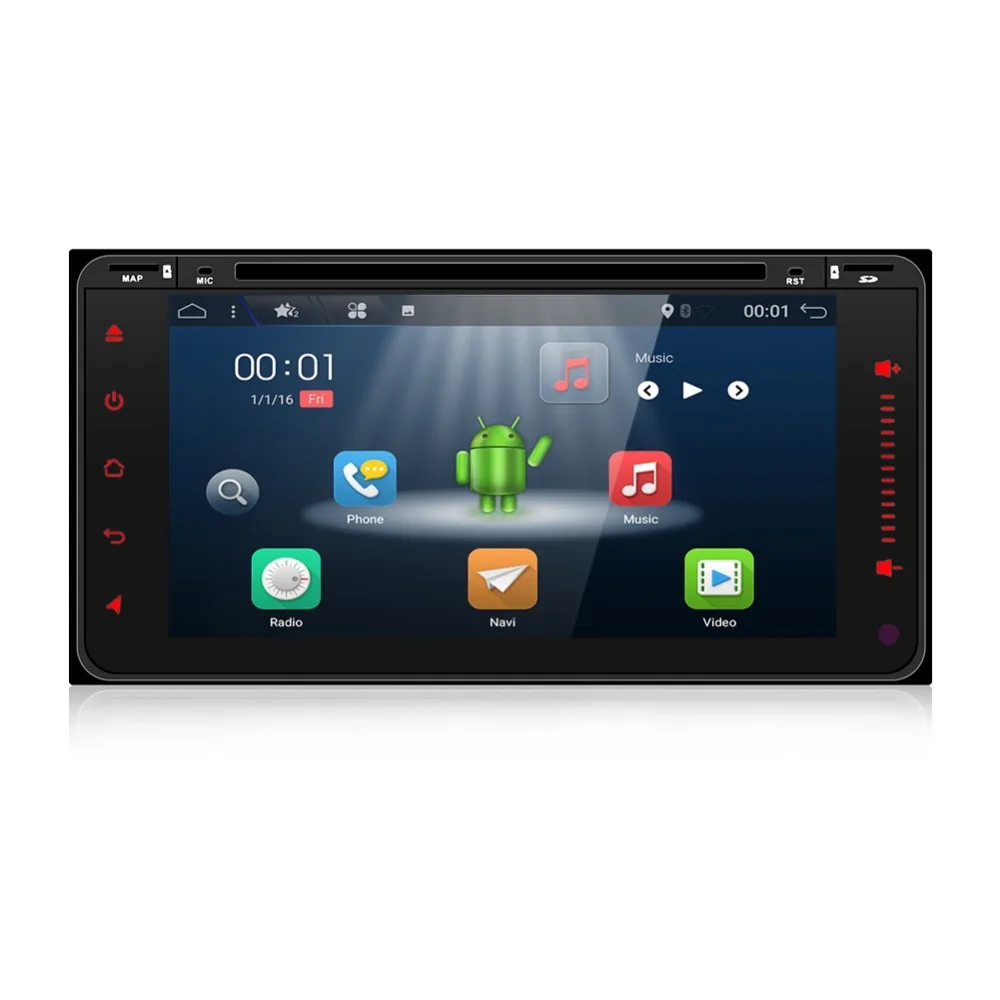 Bosion Android 6 0 2 Din автомобильное радио DVD gps для Toyota wifi rom с поддержкой цифрового