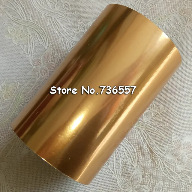 1 Roll 10cm width 120m length Matt Gold Hot Foil Stamping Foil Paper