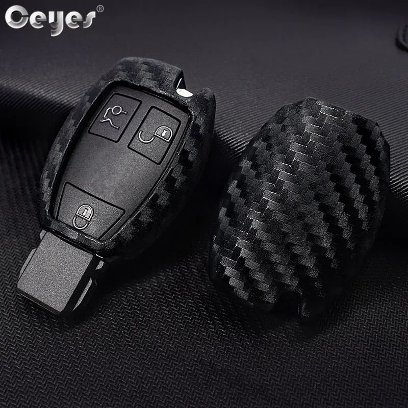 Carbon fiber key cover for MERCEDES-BENZ (1)